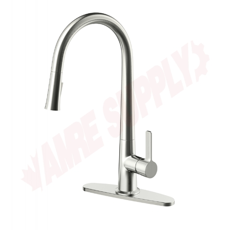Photo 1 of FRYHU03SS : Frederick York Huron Pull-Down Kitchen Faucet, Stainless Steel