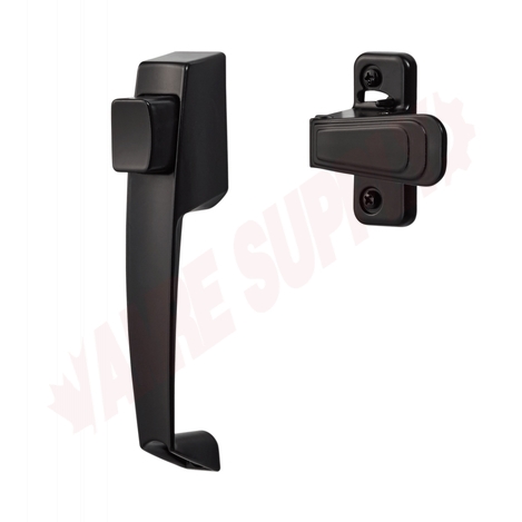 Photo 1 of BK311BL : Ideal Security Push-Button Handle Set, Black