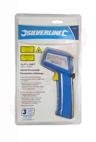 Photo 2 of 356960 : Silverline Infrared Thermometer, -36.4°F - +968°F