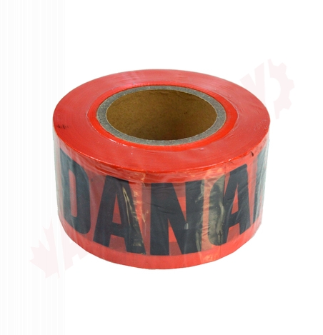 Photo 1 of CT3RE9 : Dynamic Safety Danger Tape, 3 x 1000', Red with Black Lettering