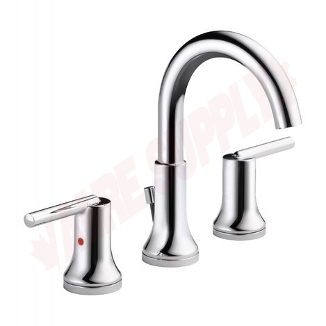 Photo 1 of 3559-MPU-DST : Delta Trinsic Widespread Bathroom Faucet, Chrome