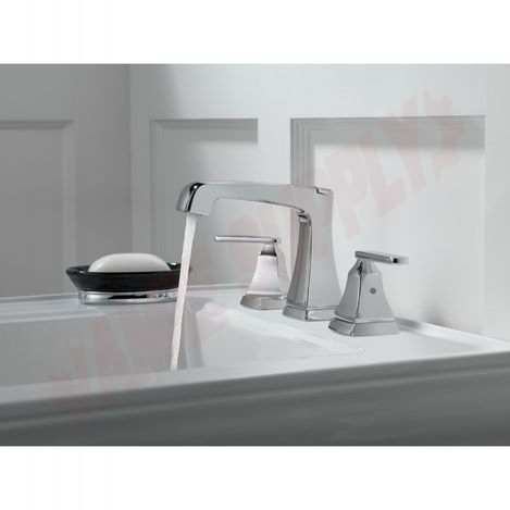 Photo 2 of 3564-MPU-DST : Delta Ashlyn Widespread Bathroom Faucet, Chrome