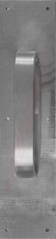Photo 1 of H1411C28 : Don-Jo Door Pull, 7, 3-1/2 x 16 Plate, Aluminium