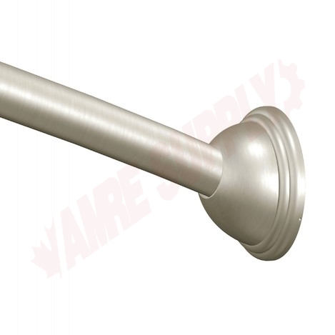 Photo 1 of DN2160BN : Moen 54-72 Adjustable Curved Shower Rod, Brushed Nickel 