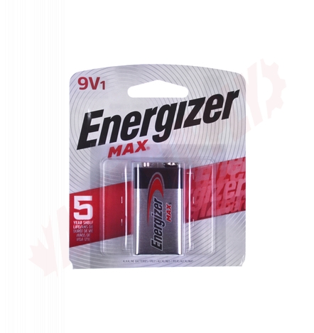 Photo 1 of 522BP : Energizer MAX Alkaline 9V Battery, Individual