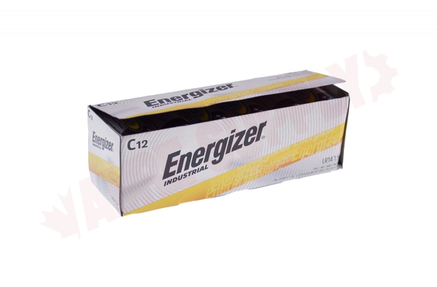 Photo 3 of EN93 : Energizer Industrial Alkaline C Batteries, 12/Pack