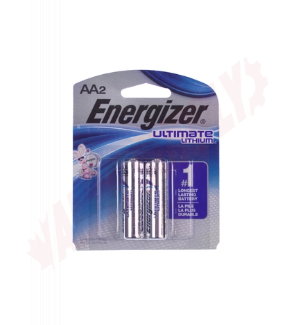 Photo 2 of L91BP-2 : Energizer Ultimate Lithium AA Batteries, 2/Pack