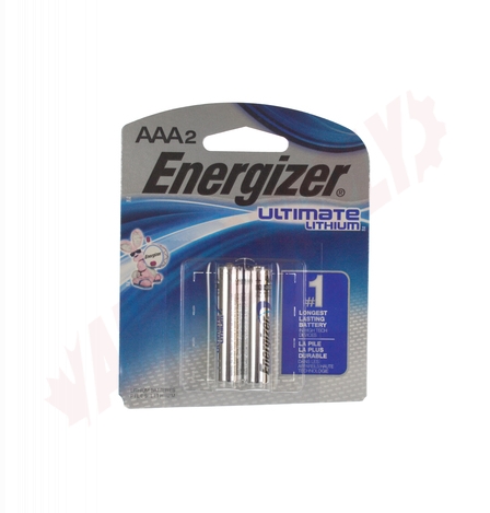 Photo 3 of L92BP-2 : Energizer Ultimate Lithium AAA Batteries, 2/Pack