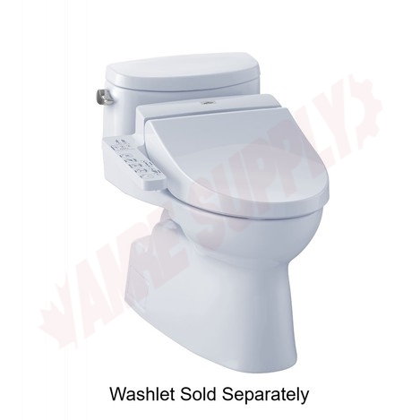 Photo 1 of CST644CEFGT20#01 : Toto Carolina II Connect+ One-Piece Elongated Toilet, Cotton White, No Seat