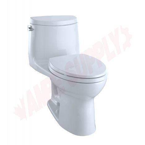 Photo 1 of MS604114CEFG#01 : Toto UltraMax II One-Piece Elongated Toilet, Cotton White, with Seat