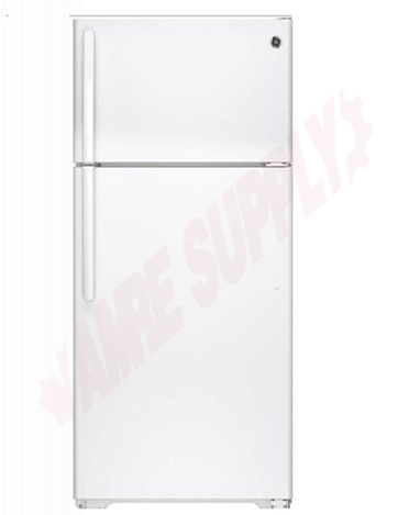 Photo 1 of GTE17DTNRWW : GE 16.6 cu. ft. Top Freezer Refrigerator, White