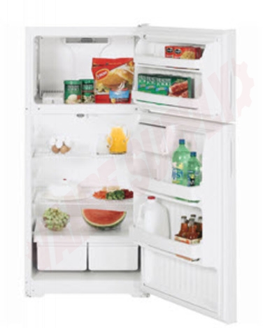 Photo 1 of GTE16DTHWW : GE 15.5 cu. ft. Top Freezer Refrigerator, White