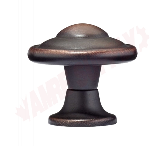 Photo 3 of DP757BORB : Richelieu Traditional Metal Knobs, Brushed Oil Rubbed Bronze, 10/Pack