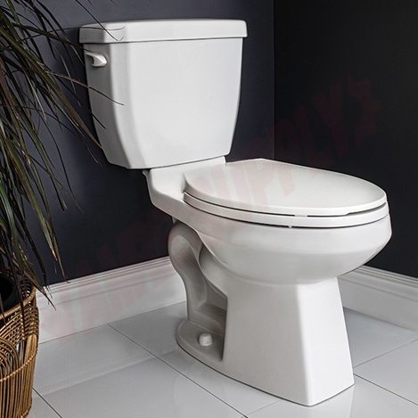 Photo 2 of CNT5730BEXU : Contrac Cato Elongated Toilet, White, No Seat