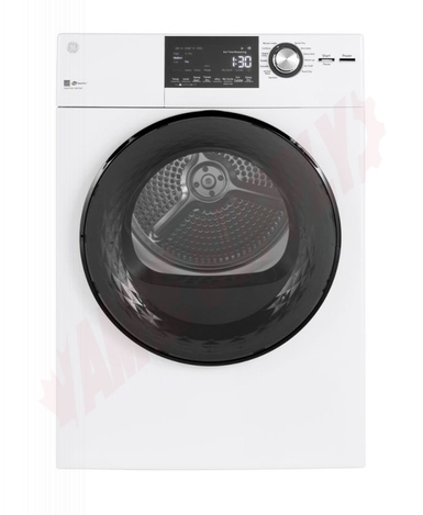 Photo 1 of GFD14JSINWW : GE 4.1 cu. ft. Front Load Electric Dryer, White
