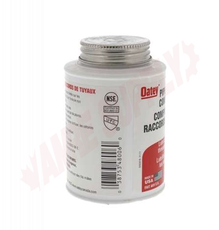 Photo 7 of 48006 : Oatey Grey Pipe Joint Compound, 8oz