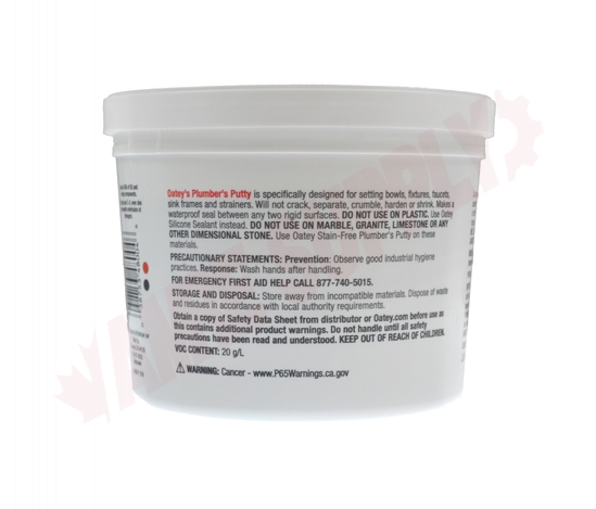 Photo 2 of 48004 : Oatey Plumber's Putty, 5lb