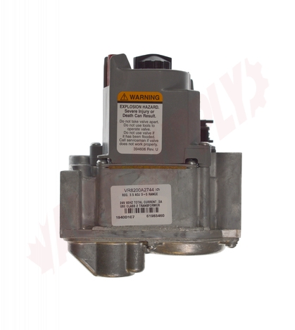 Photo 10 of VR8200A2744 : Resideo Honeywell Standing Pilot Gas Valve, 1/2, 24VAC, Single Stage, Set 3.5 WC, Standard Opening