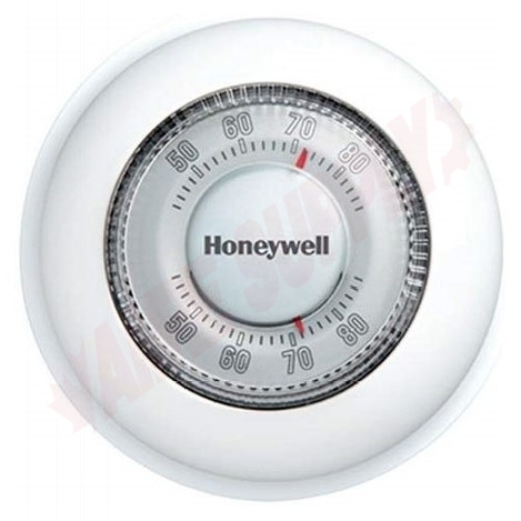 Photo 1 of T87K1007 : Honeywell Home 24V Round Thermostat, Heat Only, NC Zone Valve, °F
