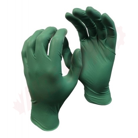 Photo 2 of 5559PF-XL : Watson Green Monkey Nitrile Powder Free Gloves, Extra Large, 4mil, 100/Box