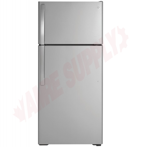 Photo 1 of GTE17GSNRSS : GE 16.6 cu. ft. Top Freezer Refrigerator, Stainless Steel