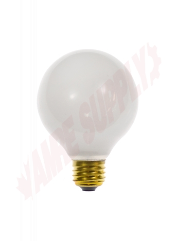 Photo 1 of 25G25WH : 25W G25 Incandescent Globe Lamp, White
