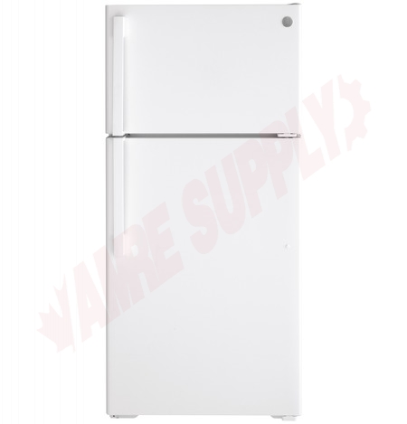 Photo 1 of GTE16DTNRWW : GE 15.6 cu. ft. Top Freezer Refrigerator, White