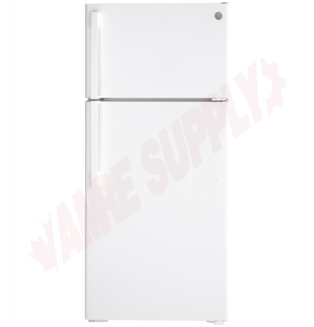 Photo 1 of GTE17GTNRWW : GE 16.6 cu. ft. Top Freezer Refrigerator, White