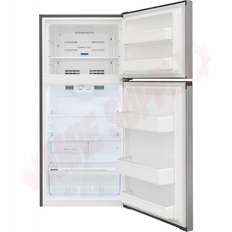 Photo 2 of FFHT1425VV : Frigidaire 13.9 cu. ft. Top Freezer Refrigerator, Brushed Steel