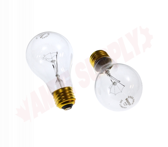 Photo 2 of S3941 : 40W A19 Incandescent Vibration Reduction Lamp, Clear, 2/Pack