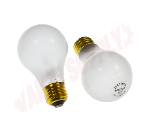 Photo 2 of S3951 : 40W A19 Incandescent Vibration Reduction Lamp, Frosted, 2/Pack