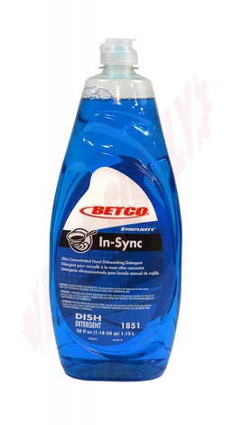Photo 1 of 1851B900 : Betco Symplicity™ In-Sync Dishwashing Liquid, Fresh Ozonic Fragrance, 1.1L