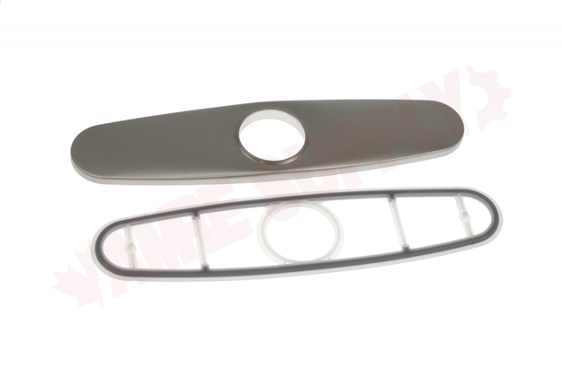 Photo 1 of 141002SRS : Moen Replacement Escutcheon Plate and Gasket Kit, Spot Resist Stainless
