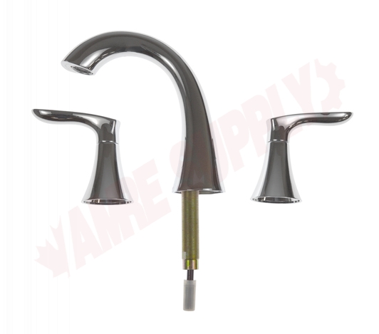 Photo 3 of LG49-WR0C : Pfister Weller Two Handle Widespread Bathroom Faucet, Polished Chrome, 8 