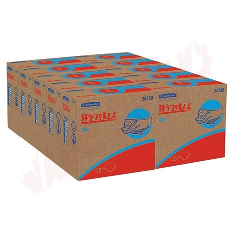 Photo 2 of 34790 : WypAll X60 Wipers, 10/Pack, 1260 Sheets