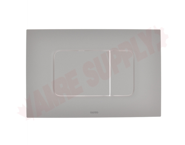Photo 2 of YT920#WH : Toto Dual Button Basic Square Push Plate, White
