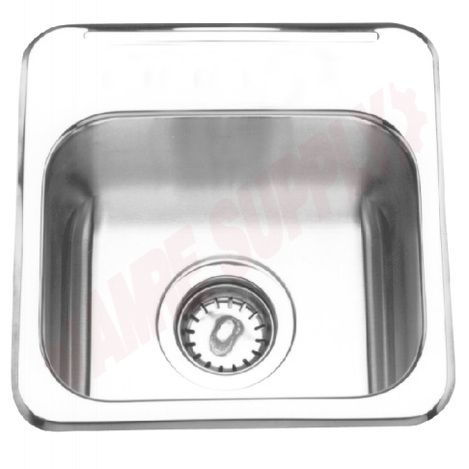Photo 1 of LBS9106-1-2 : Franke Drop-In Kitchen Sink, 1 Bowl, 2 Holes, Stainless Steel