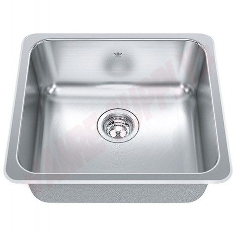Photo 1 of QSA1820-8 : Kindred Steel Queen Drop-In Kitchen Sink, 1 Bowl, Stainless Steel