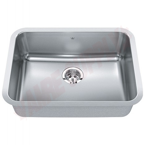 Photo 1 of QSUA1925-8 : Kindred Steel Queen Undermount Kitchen Sink, 1 Bowl, Stainless Steel