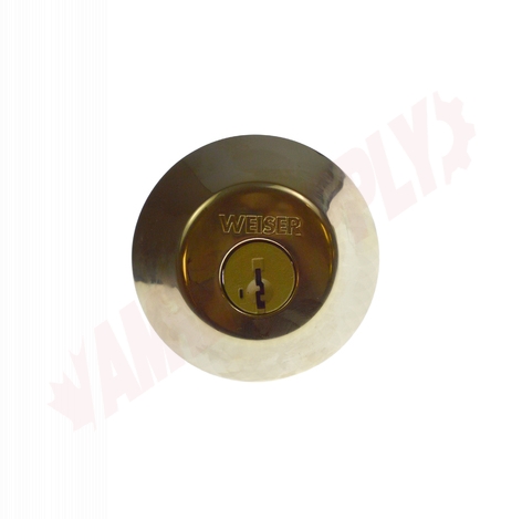 Photo 1 of D9471X3BRSMT : Weiser Single Cylinder Smart Key Deadbolt, Bright Brass