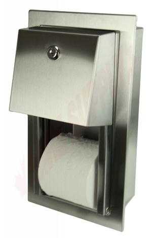 Photo 1 of 165-R : Frost Recessed Multi-Roll Toilet Tissue Dispenser, Stainless Steel