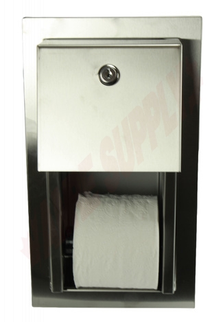 Photo 2 of 165-R : Frost Recessed Multi-Roll Toilet Tissue Dispenser, Stainless Steel