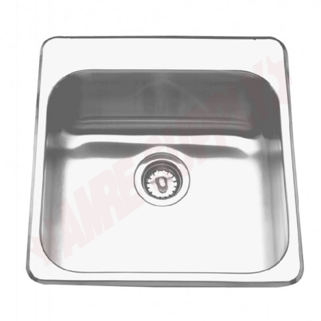 Photo 1 of LBS6808-1-3 : Franke Drop-In Kitchen Sink, 1 Bowl, 3 Holes, Stainless Steel