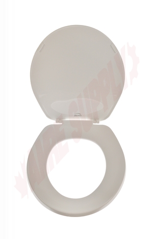 Photo 3 of 70-000 : Bemis Toilet Seat, Round, Closed Front, White, with Cover