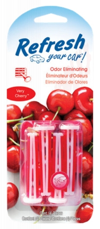 Photo 1 of E301434400 : Refresh Your Car Single Scent Vent Sticks, Very Cherry, 4/Pack