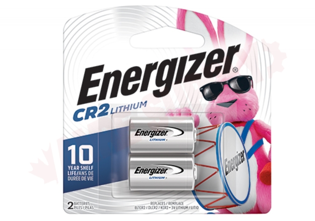 Photo 2 of EL1CR2BP2 : Energizer CR2 Lithium Batteries, 2/Pack