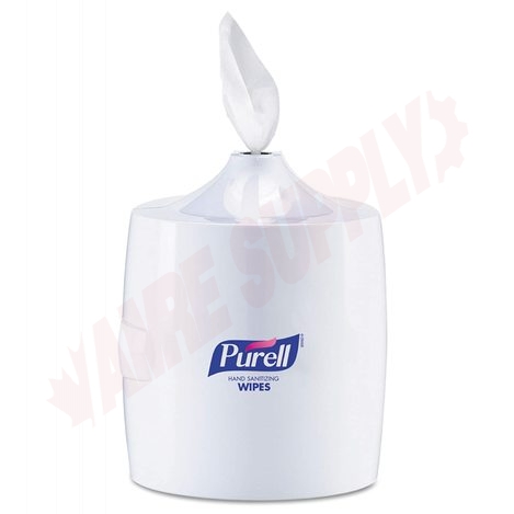 Photo 1 of 9019-01 : Purell Sanitizing Wipes Wall Dispenser, White