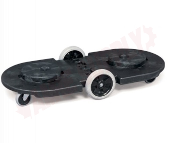 Photo 2 of 264600BLA : Rubbermaid Brute Tandem Dolly For 2620/2632/2643/2655/3526/3536