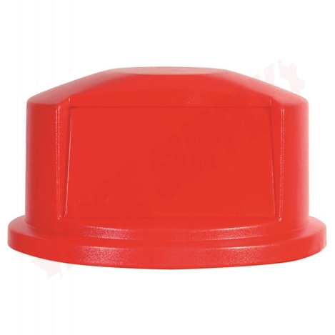 Photo 1 of 263788RED : Rubbermaid Brute Dome Top For 2632, Red