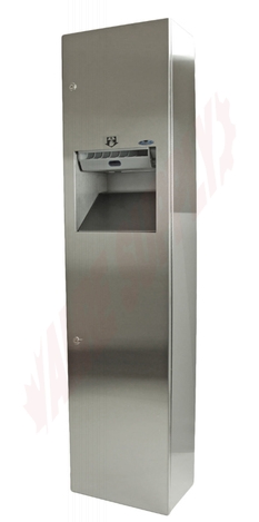 Photo 1 of 400-70A : Frost Recessed Combination Hands Free Towel Roll Dispenser & Disposal, Stainless Steel